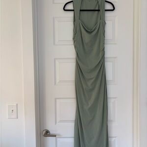 Abercrombie & Fitch Light Green Maxi Dress